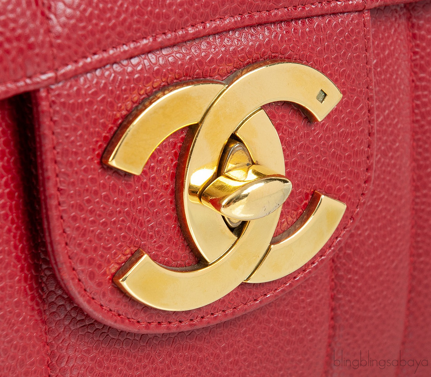 Red Caviar Vintage CC Flap Bag