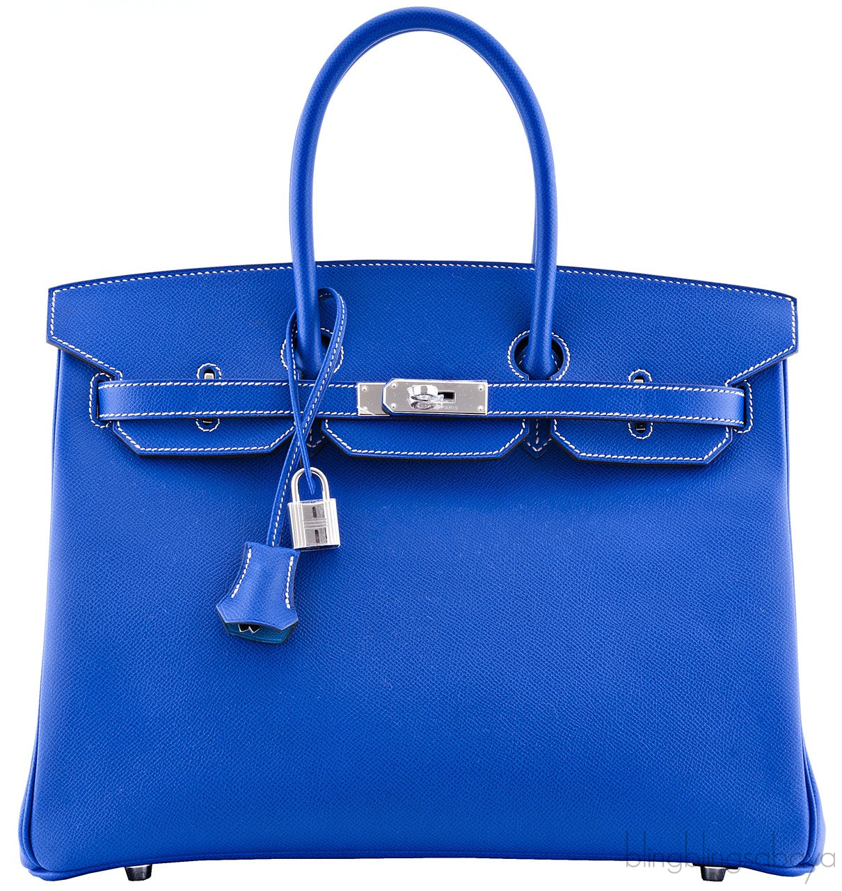 Birkin 35 Blue Electric Epsom