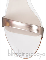 Metallic Laser Cut Wings White Sandals