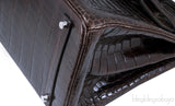 Birkin 35 Nicotine Shiny Croco