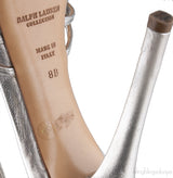 Silver Strappy Sandals
