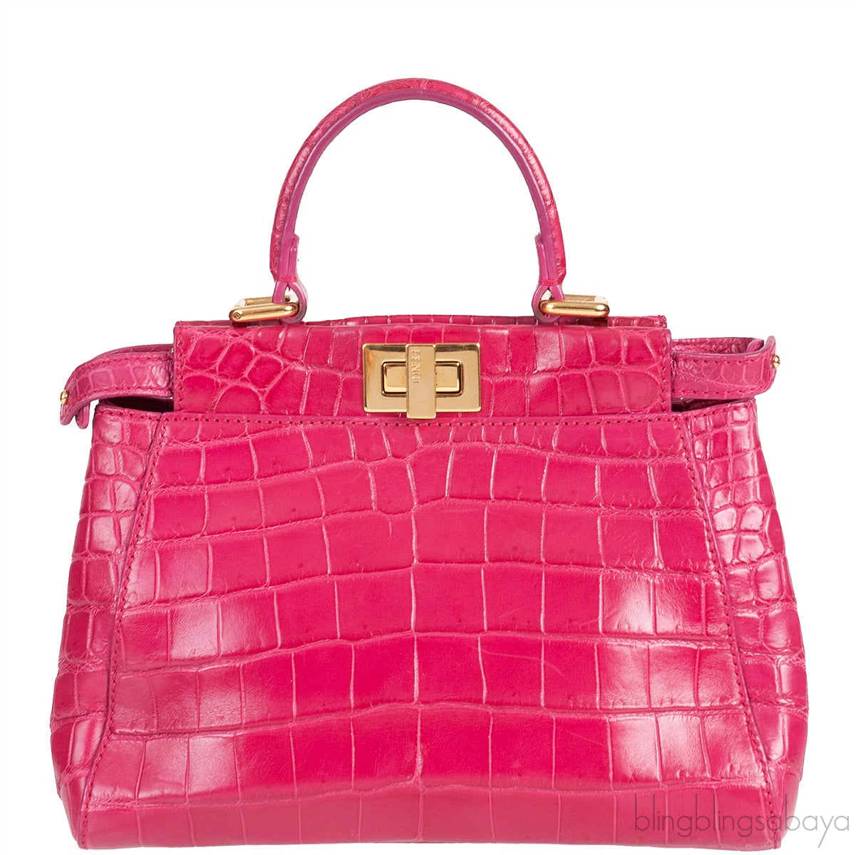 Fuchsia Crocodile Mini Peekaboo