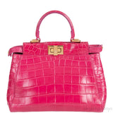 Fuchsia Crocodile Mini Peekaboo