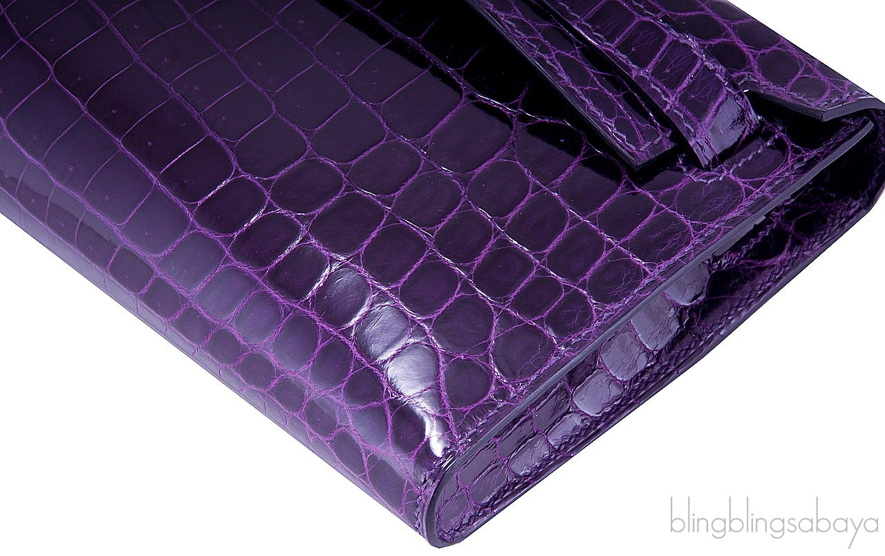 Kelly Cut Niloticus Crocodile Amethyst