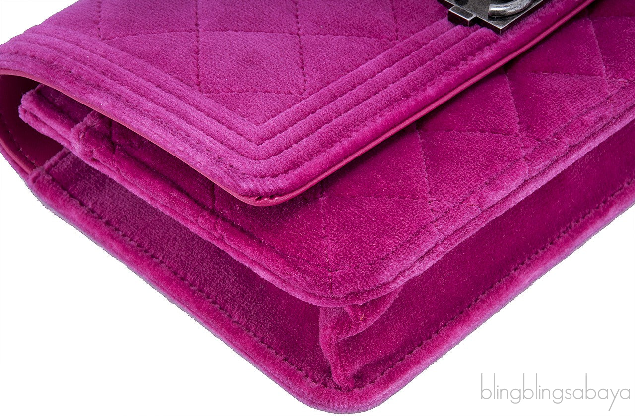 Pink Le Boy Wallet in Chain