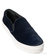 Celine Navy Blue Pony Sneakers