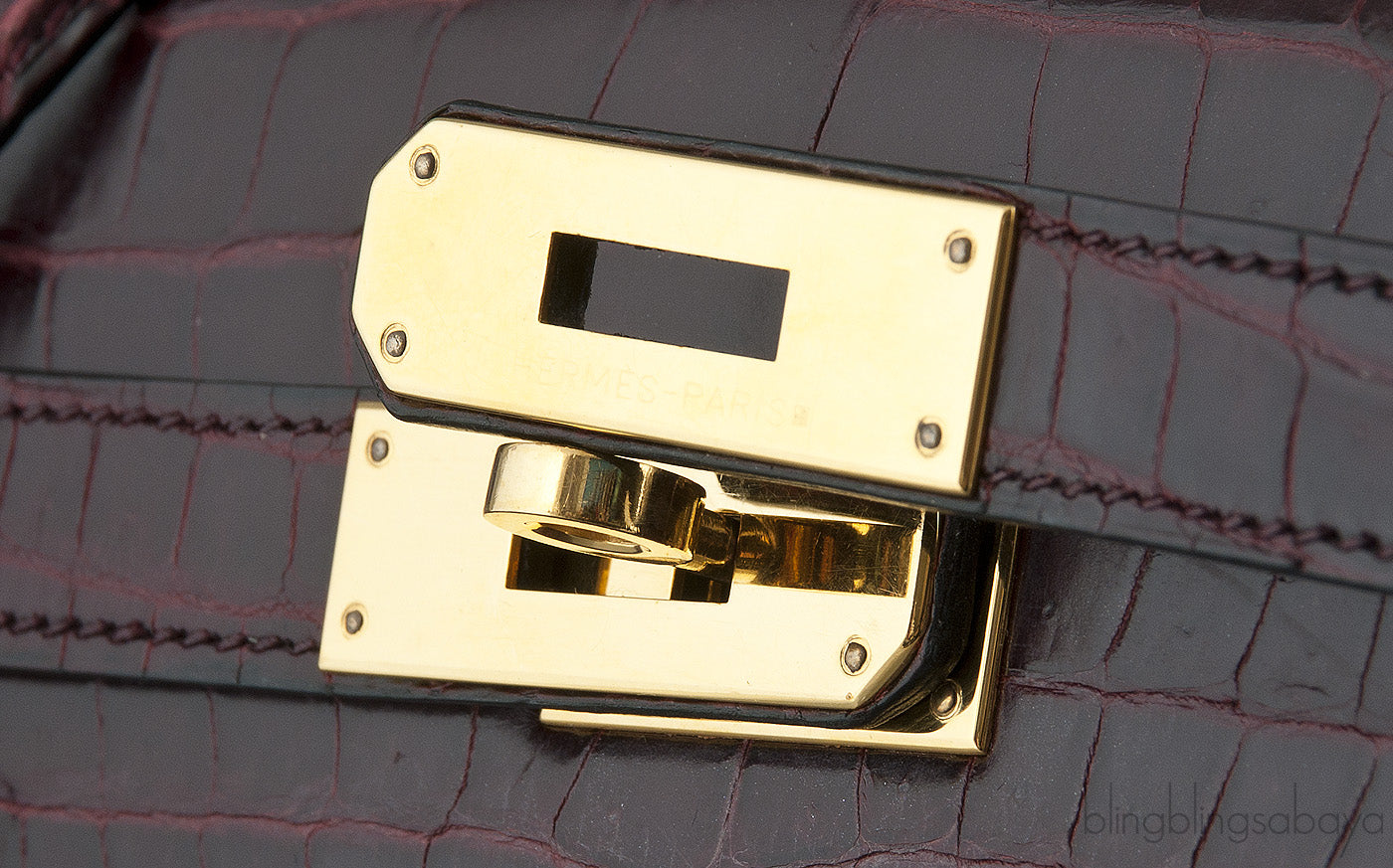 Kelly 35 Sellier Bordeaux Porosus