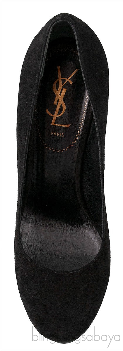 Black Suede Tribtoo Pump