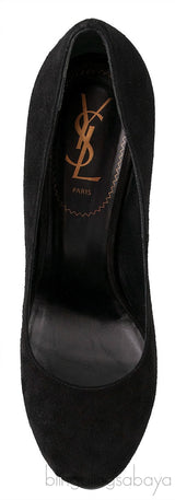Black Suede Tribtoo Pump