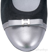 Silver Cap Toe Ballet Flat