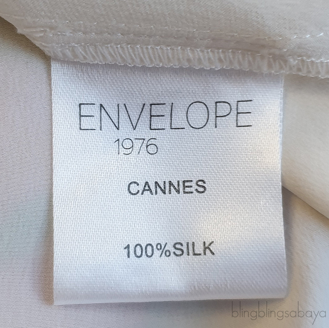 White Cannes Button Midi Dress