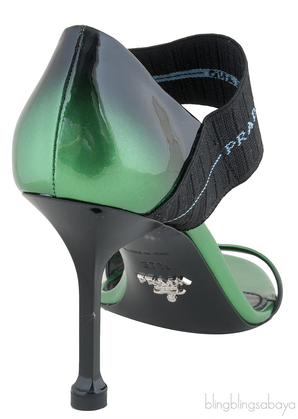 Elasticated Logo Strap Sandals