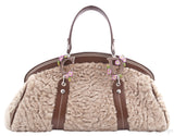 Persian Lamb Fur Satchel Handbag