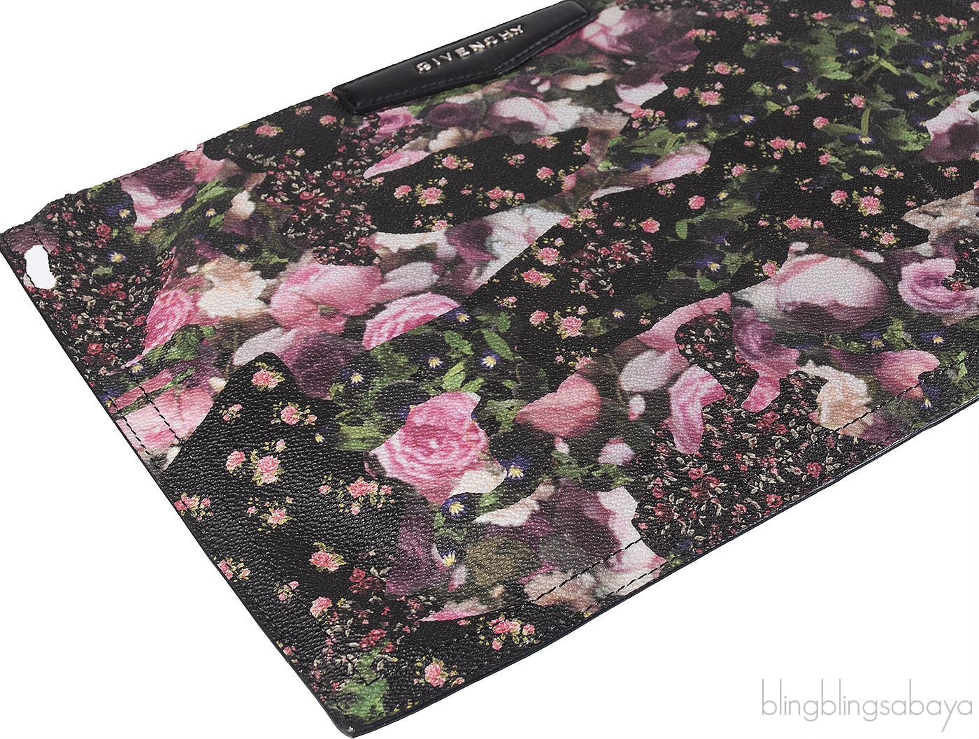 Givenchy Floral Print Large Clutch