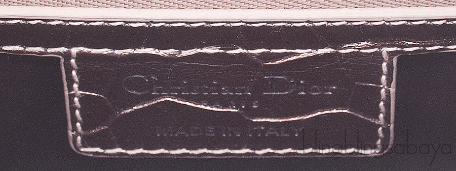 Lady Dior Crocodile Bronze Medium