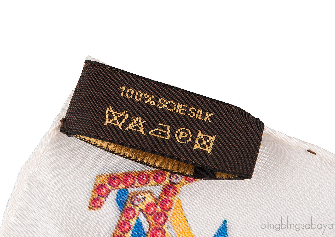 Multi-color Monogram Scarf