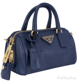 Navy Blue Mini Top Handle Bag
