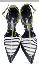 Multi-color Strappy Heels
