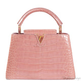 Capucine Vieux Rose Crocodile BB