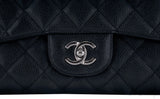 Black Caviar Maxi Flap Bag PHW