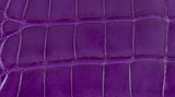 Chanel Purple Crocodile Phone Chain Pouch