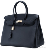 Birkin 35 Black Togo GHW