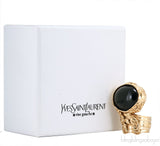 Arty Oval Ring in Black