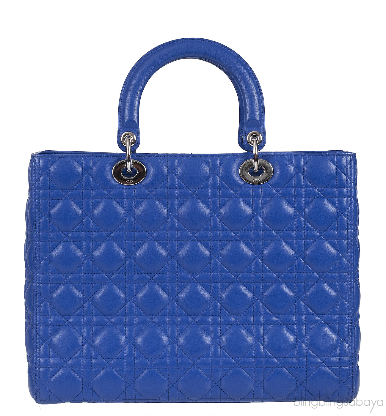 Lady Dior Large Iris Quilted Bag
