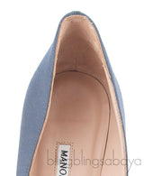 Dark Grey Hangisi Satin Heels