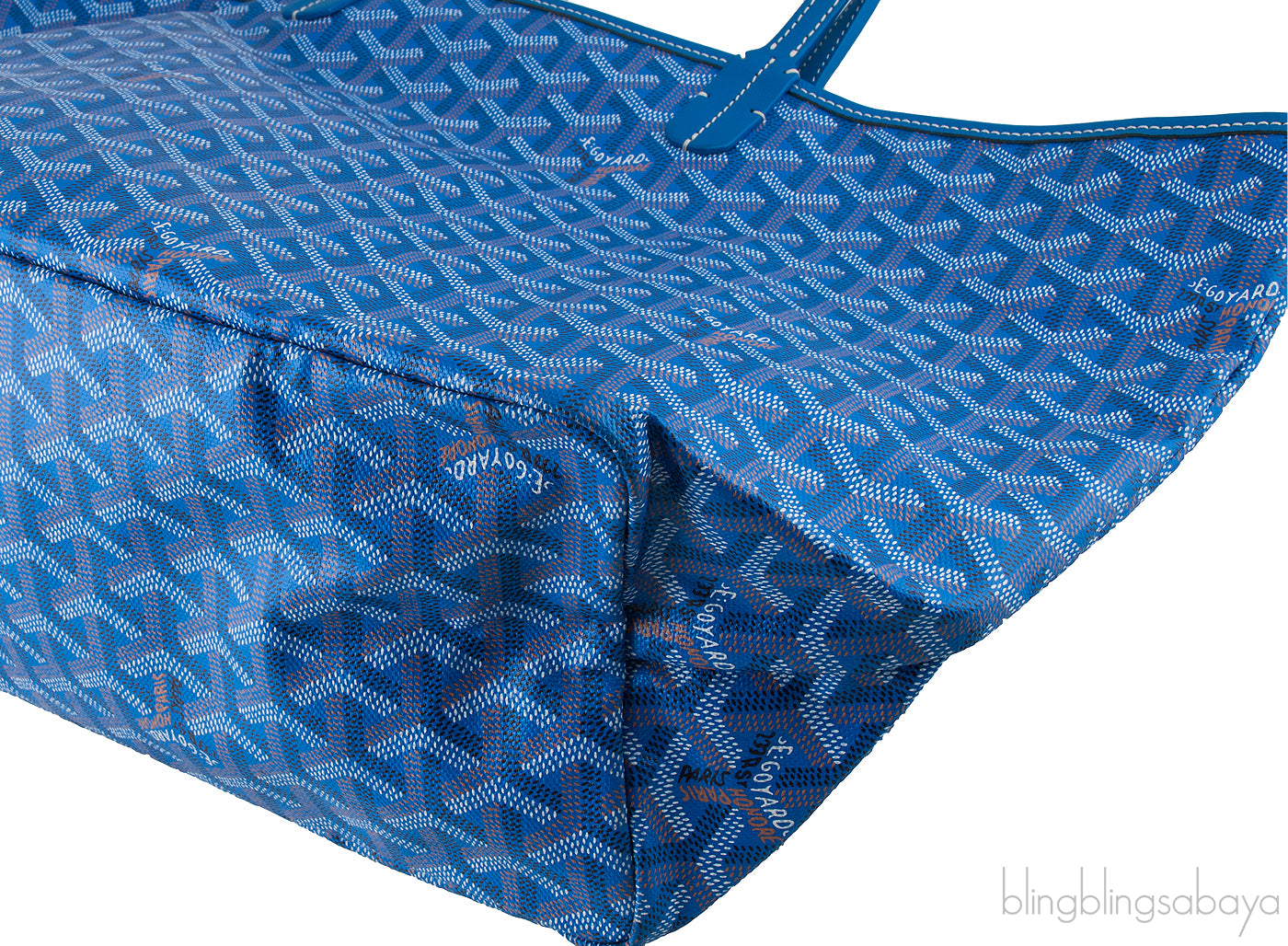 Saint Louis Claire Voie Blue Tote