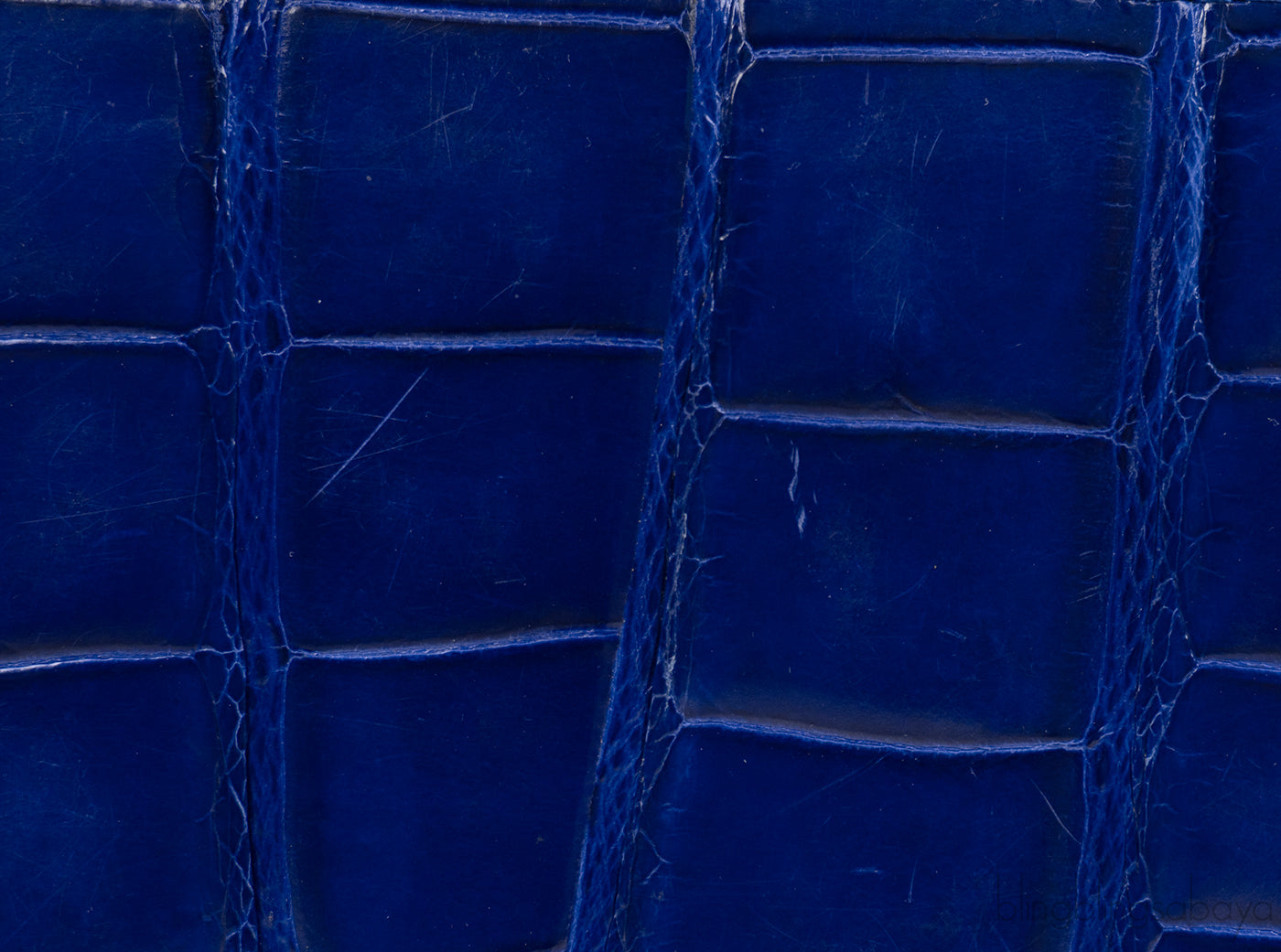 Chanel Classic Blue Crocodile Jumbo Flap Bag