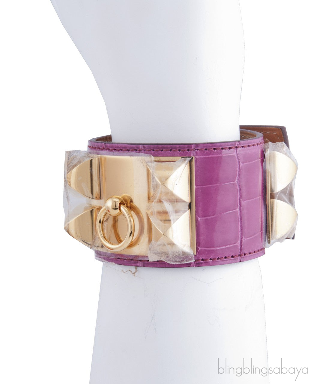 CDC Fushia Alligator Croco GHW