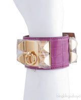 CDC Fushia Alligator Croco GHW
