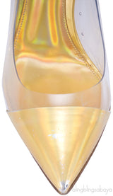 Metallic Gold PVC Panel Pump