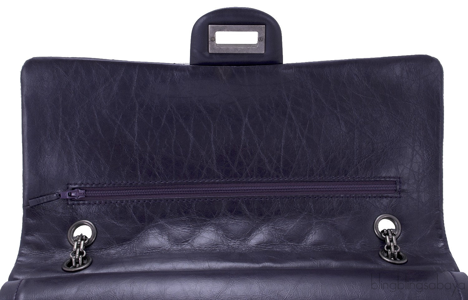 2.55 Reissue Raisin Distressed Leather