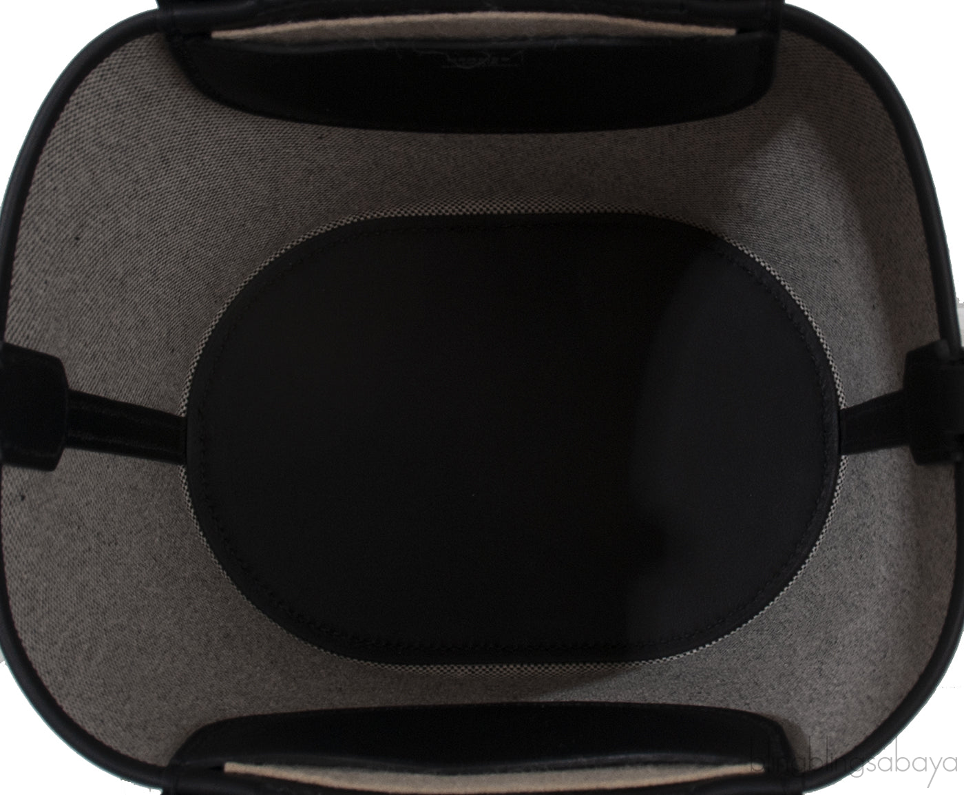 In-the-Loop 18 Ecru/Black Canvas & Black Swift Leather PHW