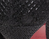 Christian Louboutin Metallic Black Fabric Heels