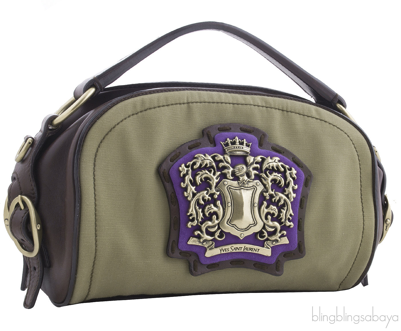Textile Laiton Clutch*