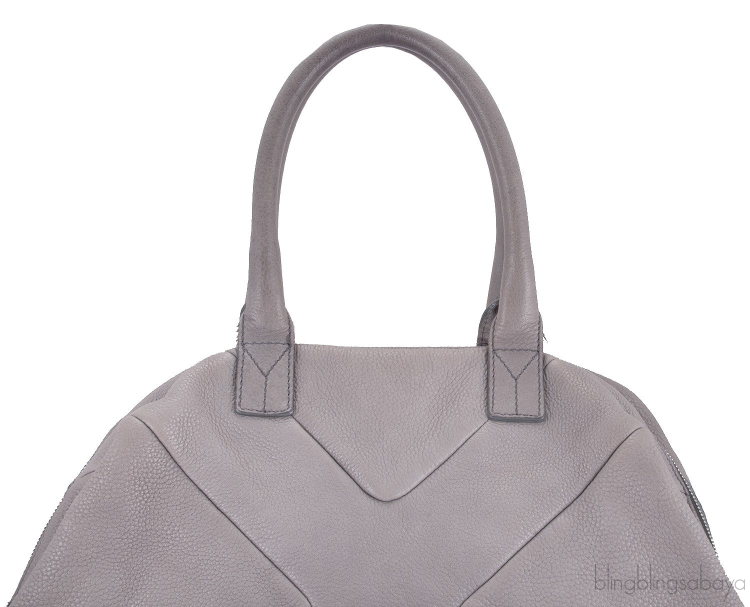 Grey Boston Bag