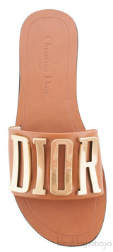 Diorevolution Tan Leather Mule