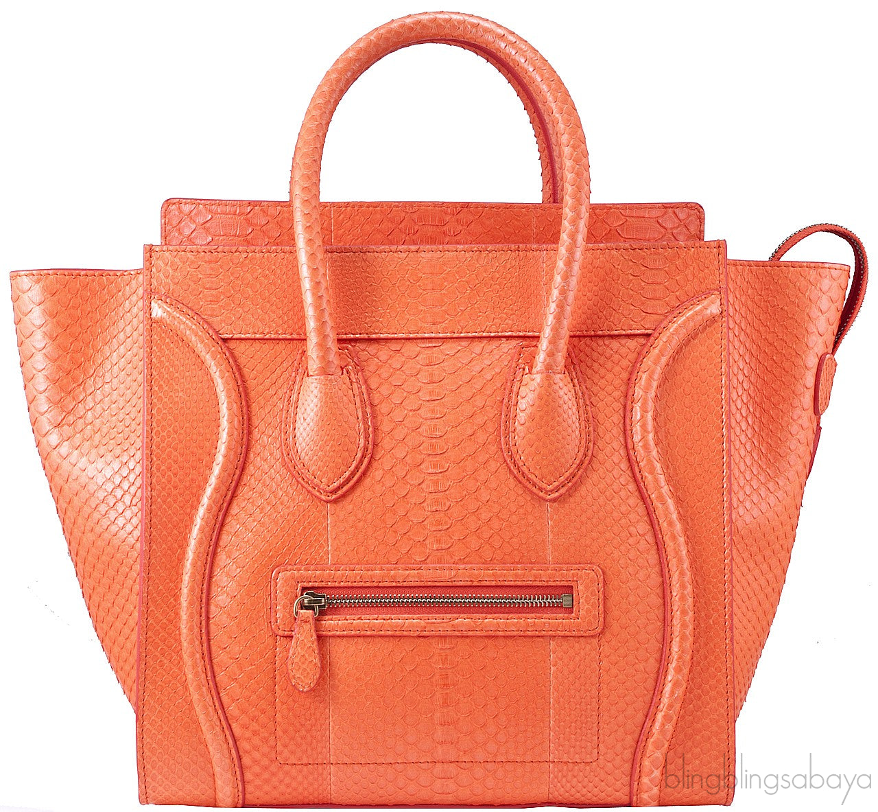 Mini Luggage Orange Full Python
