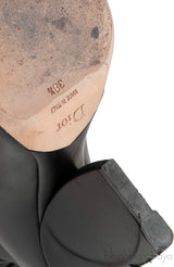 Black Dior Wrap Around Leather Boots