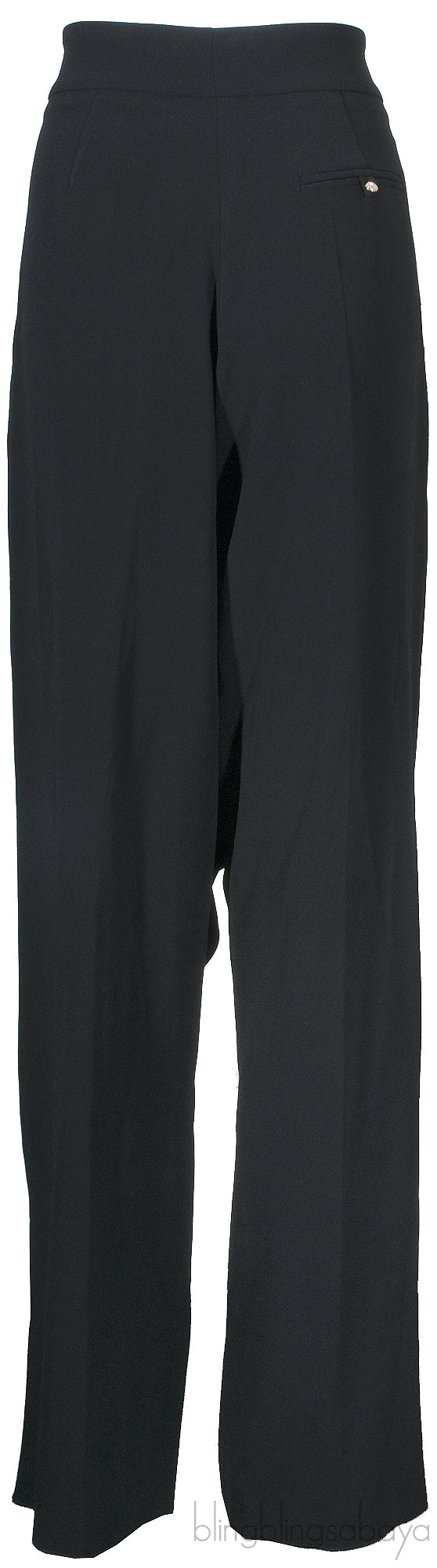 Black Wide Leg Jogger Pants
