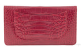 CC Red Crocodile Bi-fold Wallet