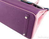 Birkin 30 Chevre Tri-color PHW