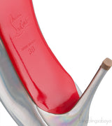 Silver Metallic Pointed Toe Heels