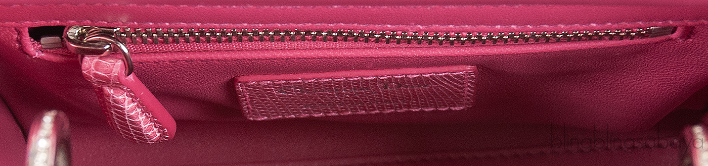 Pink Mini Lizard Lady Dior Shoulder bag