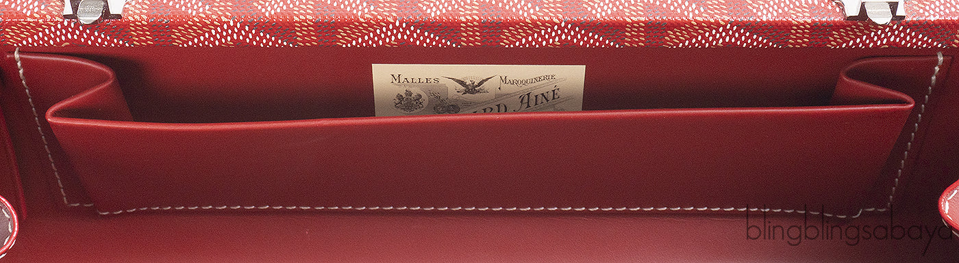 Goyard Saint Honore Trunk Bag Burgundy