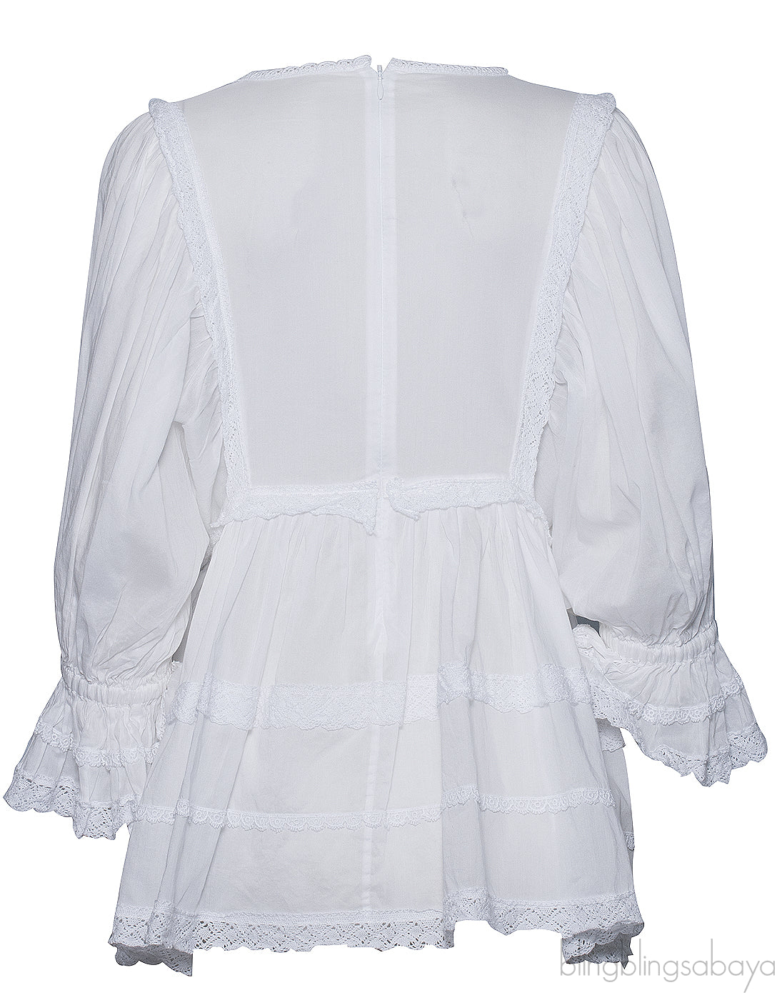 White Batista Cotton Blouse