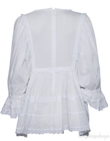 White Batista Cotton Blouse